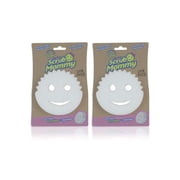 Scrub Daddy Scrub Mommy Dual-Sided Sponge - Dye Free, Scratch-Free, Odor Resistant - 2 Pack