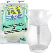 Scrub Daddy Soap Daddy Soap Dispenser - Dual Action, Refillable, Flower Top - 3.84 oz