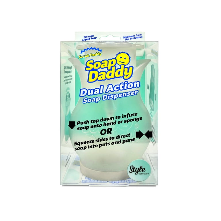scrub Daddy, Kitchen, Scrub Daddy Soap Dispenser Soap Daddy Dual Action