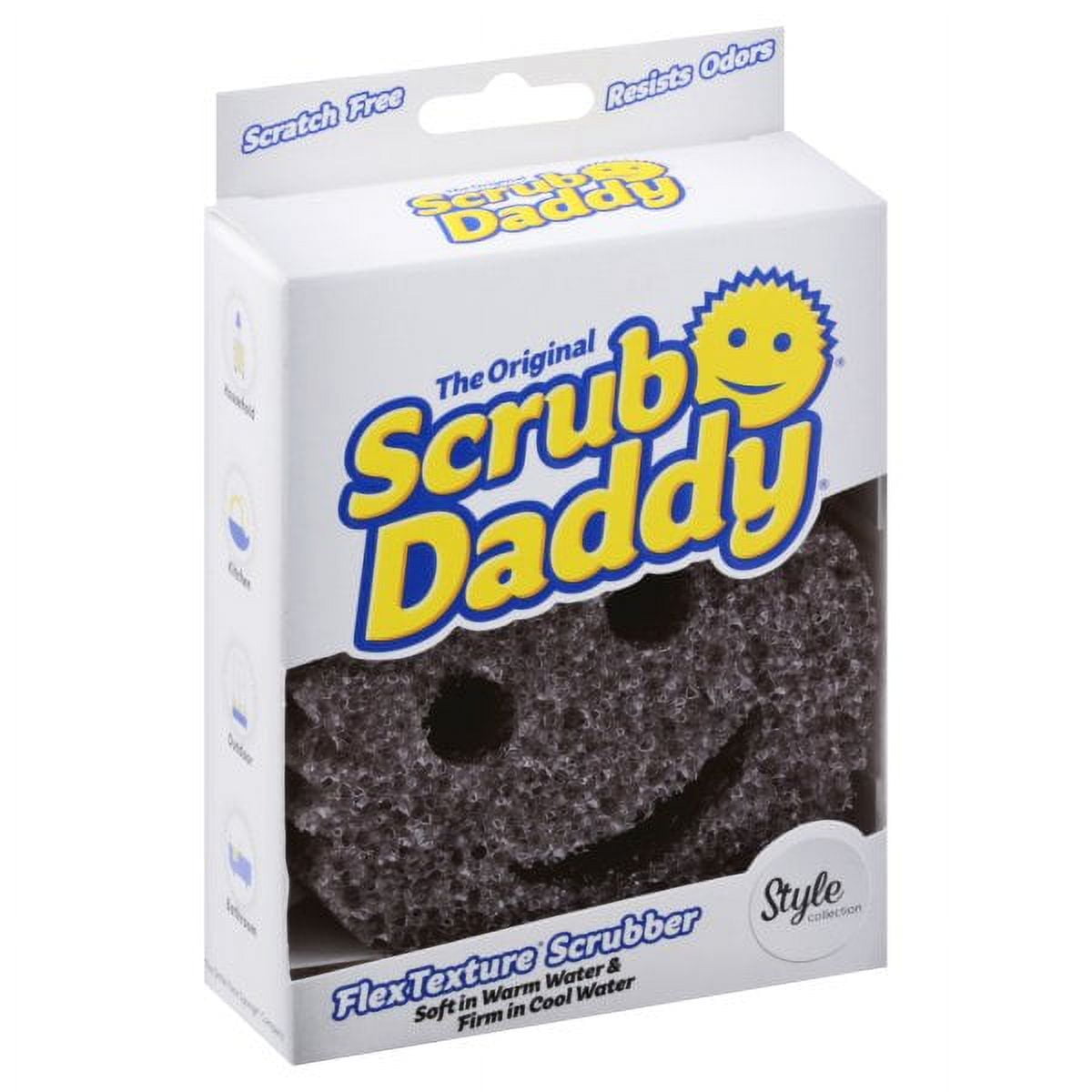  Scrub Daddy Sponge Daddy - Scratch-Free Multipurpose Dish Sponge  - BPA Free & Made with Polymer Foam - Stain & Odor Resistant Kitchen Sponge  (4 Count) : Industrial & Scientific