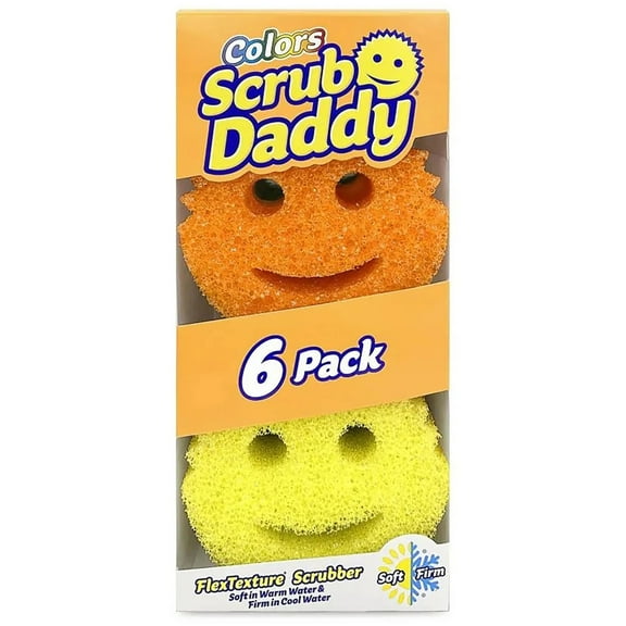 Scrub Daddy Sponges, Multiple Colors (6 Count)
