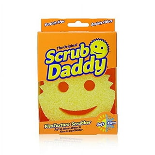 Scrub Daddy-Big Daddy - Jumbo FlexTexture Sponge, Customizable Size,  Chemical Free, Deep Cleaning, Dishwasher Safe, Multi-use, Scratch Free,  Odor