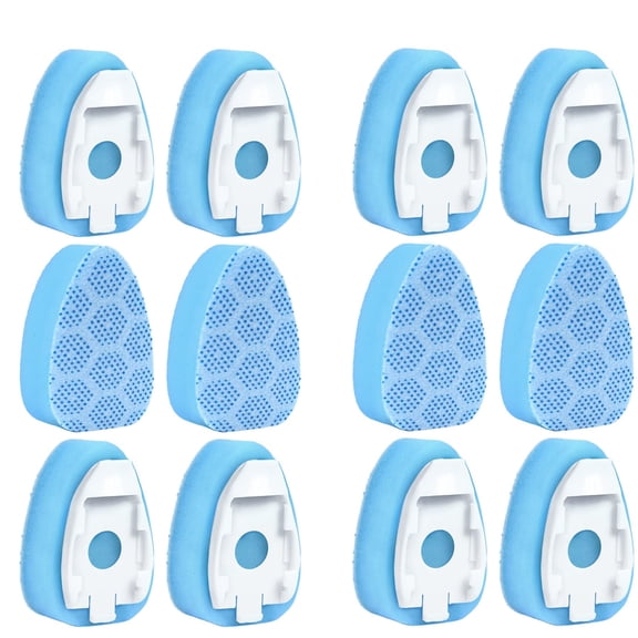 Scrub Dots Dishwand Refills Heads Sponge for Scotch-Brite Dish Wand 12Pcs