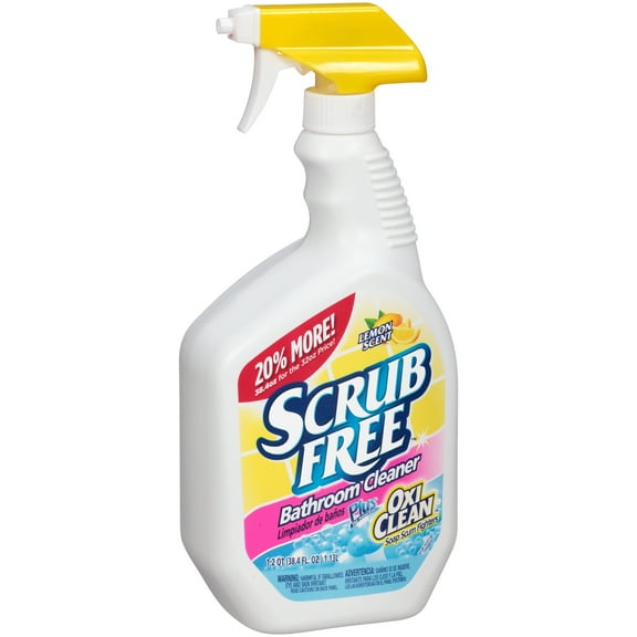Scrub Free Bathroom Cleaner plus OxiClean 38.4 fl. oz. Spray Bottle