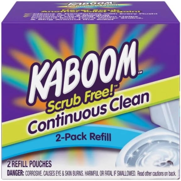 Scrub Free! Continuous Clean Toilet Cleaning Refill Tablets (2 Count Per Package) *Refill Tablets Only.