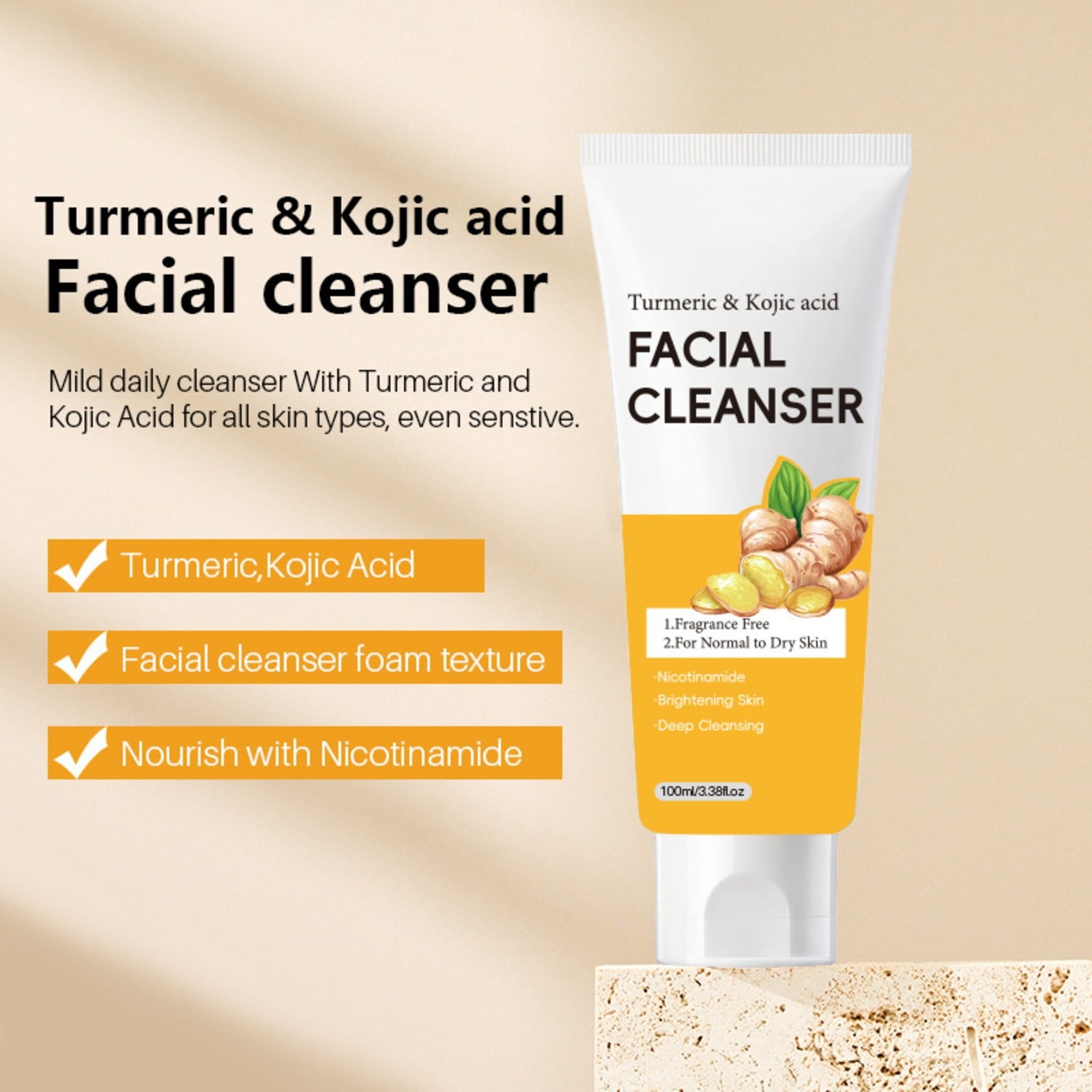 Scrub Hub Facial Wash Sensitive Skin Soap for Dry Skin Oily Skin Moisturizer Japanese Skin Care