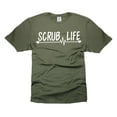 thumbnail image 1 of Scrub Life Shirt Nurse Life T-Shirt Nurse Gifts Nursing Shirts Registered Nurse Tee Shirt (X-Large Military Green), 1 of 6