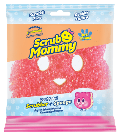Scrub Daddy Scrub Mommy Essentials Cat Non-Scratch Cleaning Scrub Sponge