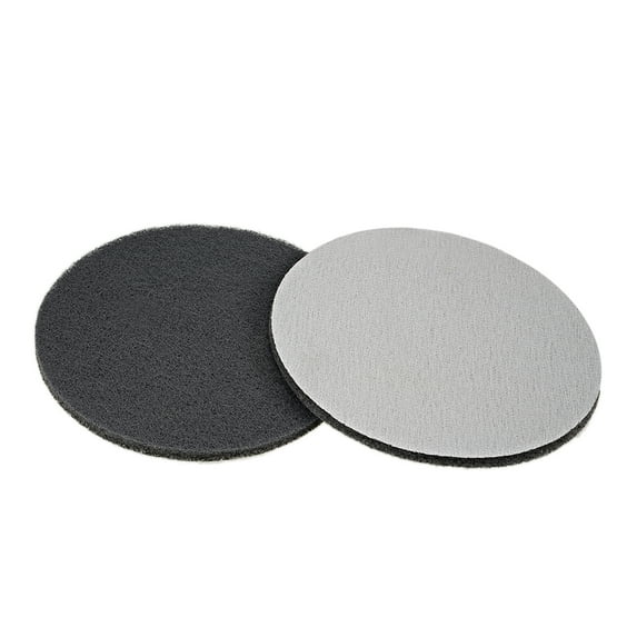Scrub Pad 7-inch 1000-Grits Drill Power Brush Tile Scrubber Cleaning Scouring Pads Abrasive Buffing Pads 2pcs