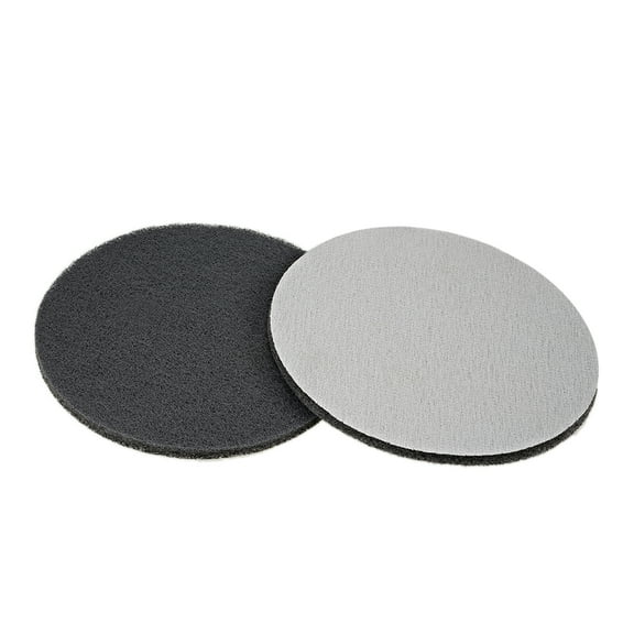 Scrub Pad 7-inch 1000-Grits Drill Power Brush Tile Scrubber Cleaning Scouring Pads Abrasive Buffing Pads 2pcs