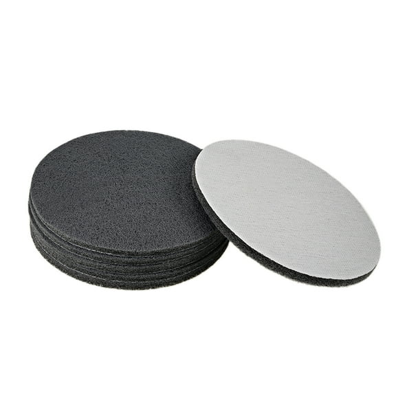 Scrub Pad 7-inch 1000-Grits Drill Power Brush Tile Scrubber Cleaning Scouring Pads Abrasive Buffing Pads 6pcs