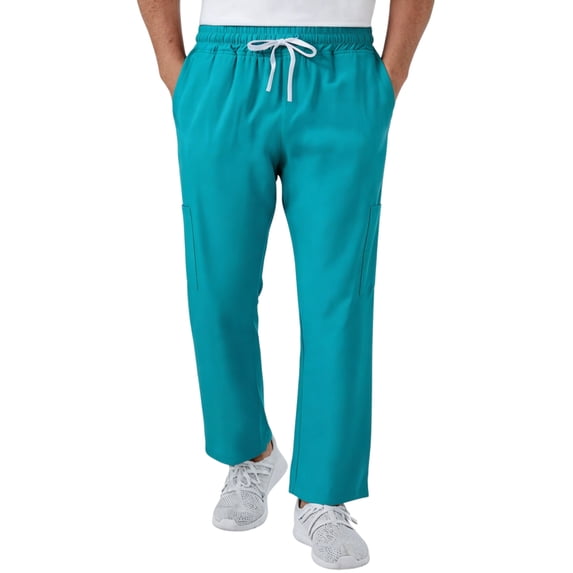 Scrub Pant for Men, Elastic Waist with Drawstring, Straight Leg Men's Scrub Pant