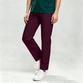 thumbnail image 1 of Scrub Pants for Women with Flare Leg Fade Resistant Durable & Easy Care Fabric Womens Work Pants, 1 of 7