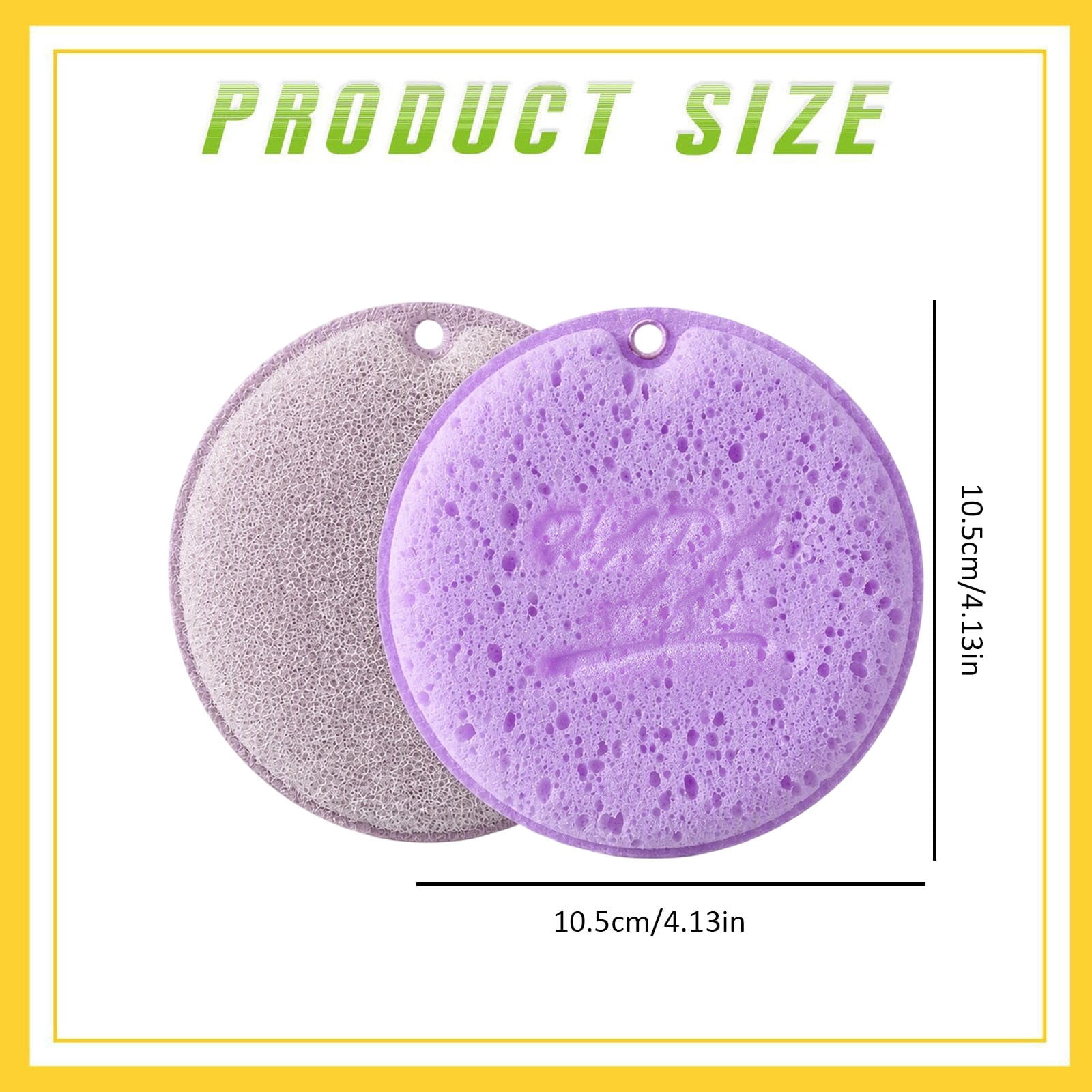 Scrub Sponge,Multi-Functional Durable Cleaning Sponges,Dishwashing ...
