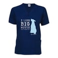 thumbnail image 1 of Scrub Top, I Like Big Mutts, Navy, XXL, 1 of 5
