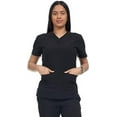 thumbnail image 1 of Scrub Top for Women Stretch Material Princess Seam Lightweight Medical Uniform Shirt, 1 of 6
