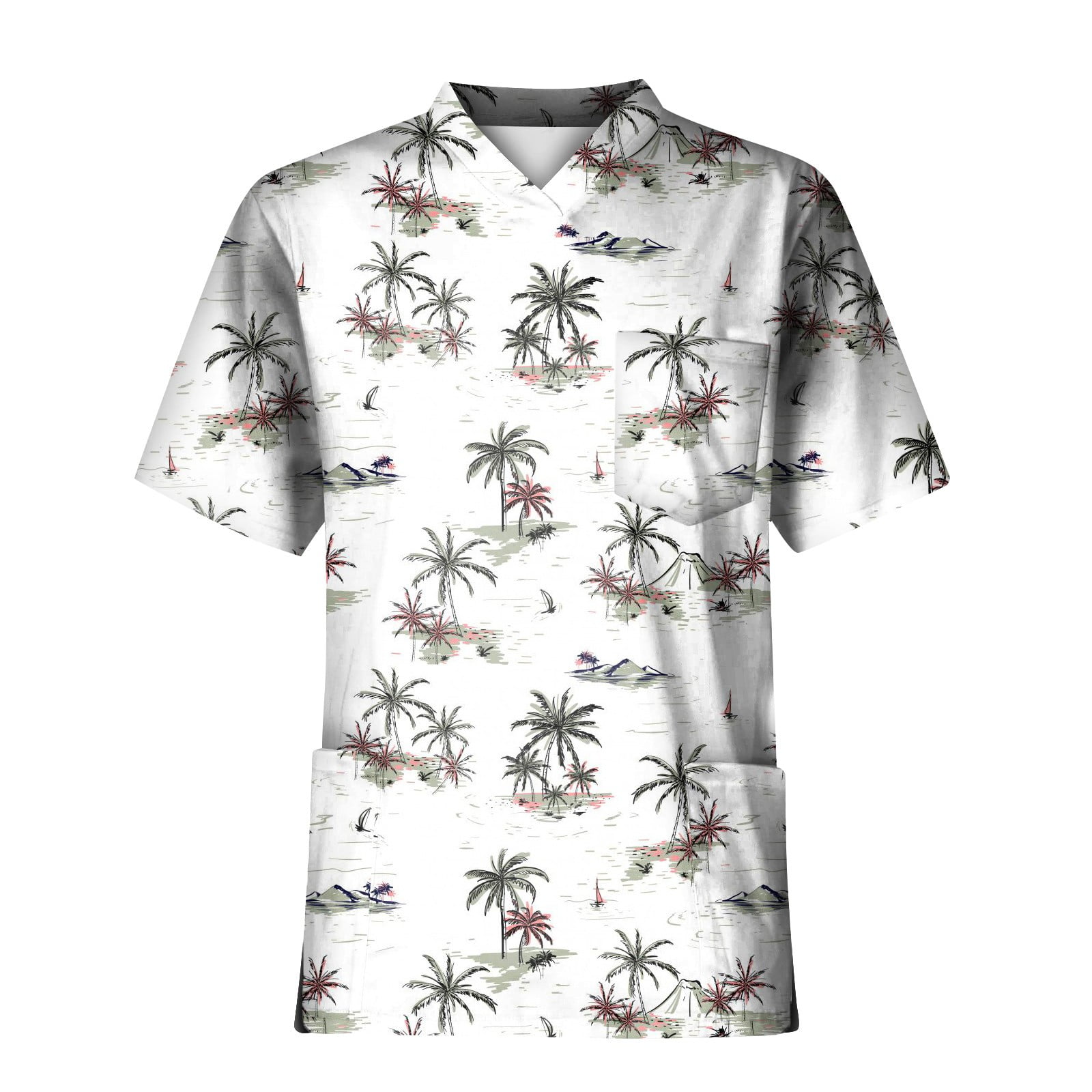 Scrub Tops,Summer Shirts for Men,Short Sleeve for Men,Mens Shirts,Mens ...