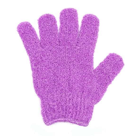 Scrub Wash Mitt Skin Exfoliator For Body Exfoliating Glove Polyester 5-Finger Design Body Scrub Wash Mitt For Deep Cleaning