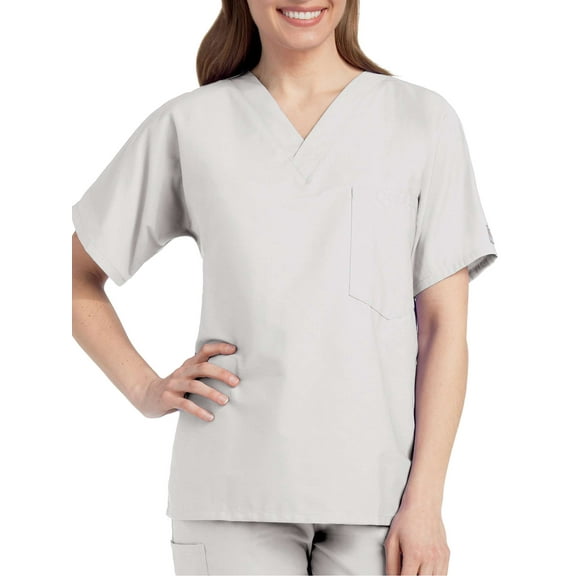 ScrubZone by Landau Unisex V-Neck Scrub Top, Style 71221