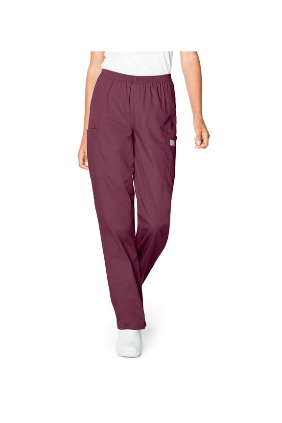 ScrubZone by Landau Women's Elastic Waist Cargo Scrub Pants, Style 83221