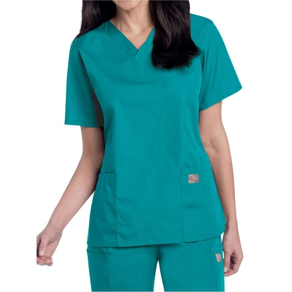 ScrubZone by Landau Women's V-Neck Scrub Top, Style 70221