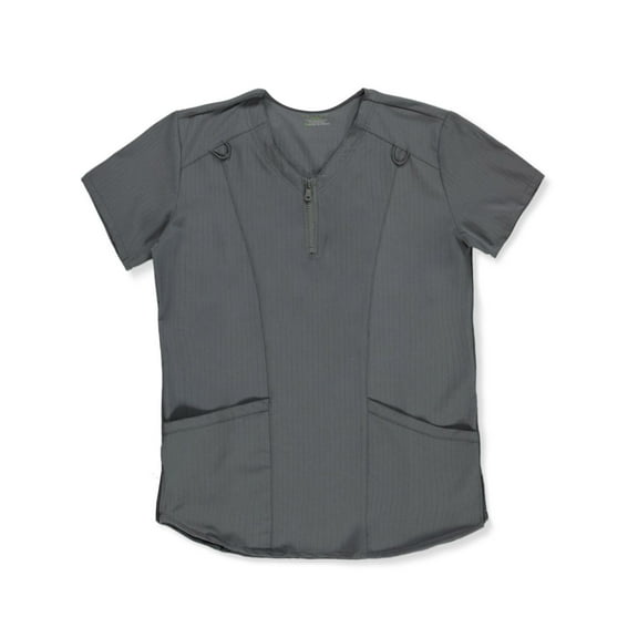 Scrubaid Women's Scrub Tops Color: pewter gray Size: l