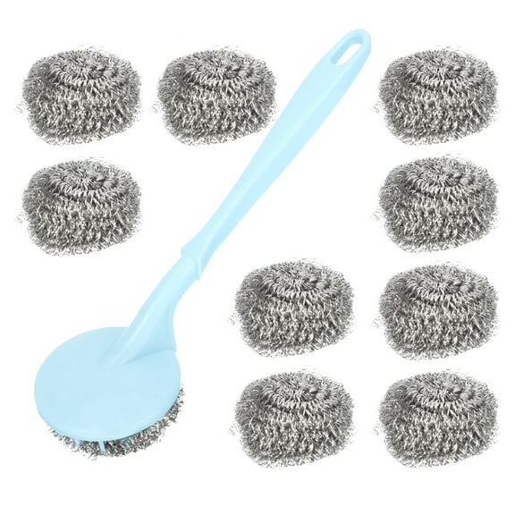Scrubber Scrub Brush for Pot Melamine Sponge Sink Dish Dryer Dish Clean Brush Pot Metal Sponge