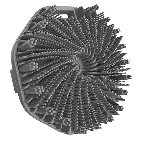 Scrubbies The Sud Bud Silicone Body Scrubber - Exfoliating for Sensitive Skin, Shower Use, Hanging Design, Durable Massage Brush,##grey/1 pc