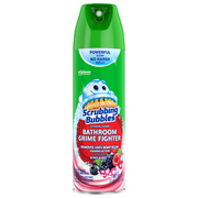 Scrubbing Bubbles Bathroom Grime Fighter Disinfectant, Aerosol Spray, Berry Burst Scent, 20oz