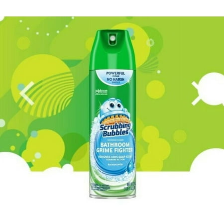 Scrubbing Bubbles Bathroom Grime Fighter Aerosol Rainshower - 20oz (2 pack)