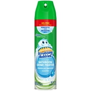 Scrubbing Bubbles Bathroom Grime Fighter Aerosol, Rainshower, 22 Ounces