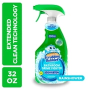 Scrubbing Bubbles Bathroom Grime Fighter Disinfectant Cleaner, Rainshower Scent, 32oz