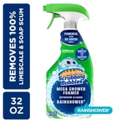 Scrubbing Bubbles Bathroom Shower & Tub Cleaner Mega Shower Foamer Spray, Rainshower, 32 oz
