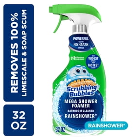 Scrubbing Bubbles Bathroom Shower & Tub Cleaner Mega Shower Foamer Spray, Rainshower, 32 oz