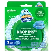 Scrubbing Bubbles Toilet Tablets, Continuous Clean Toilet Drop Ins, 3 Count