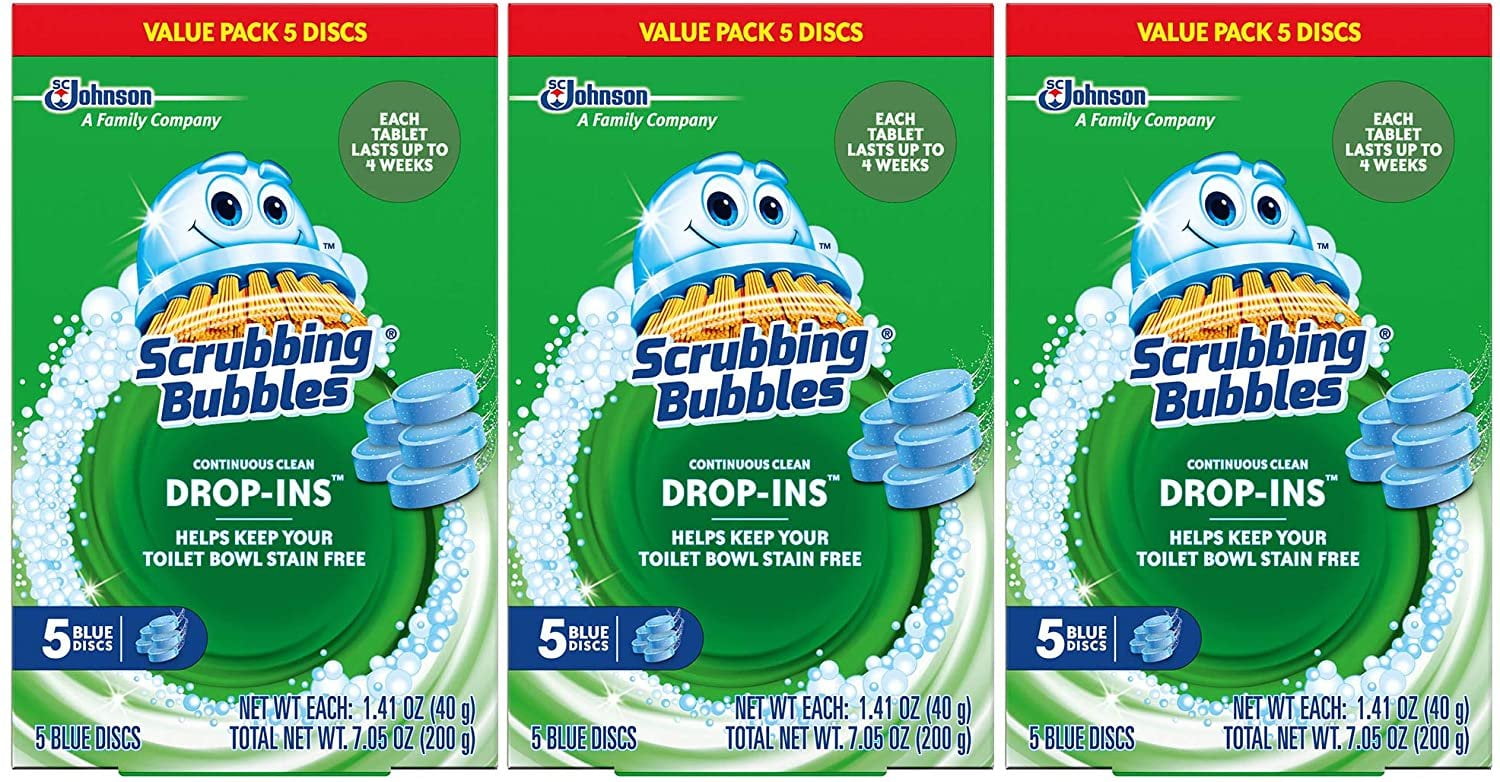 Scrubbing Bubbles Continuous Clean Drop Ins Toilet Bowl Cleaners