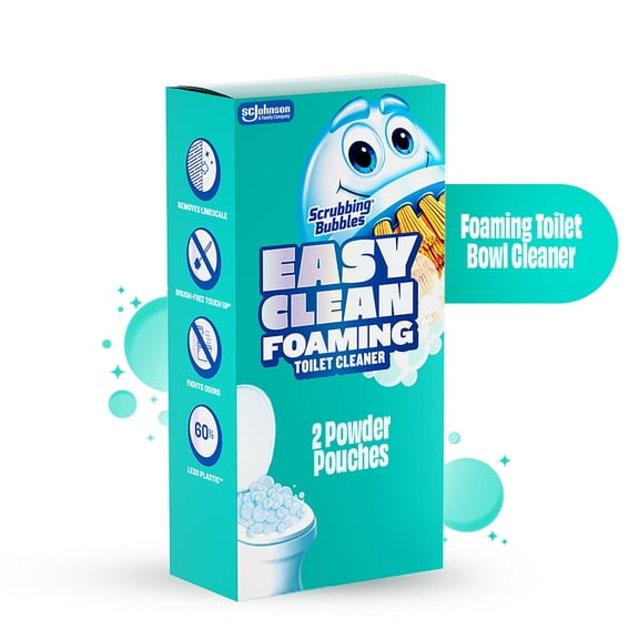 Scrubbing Bubbles Easy Clean Foaming Toilet Cleaner, 2 Count 100g