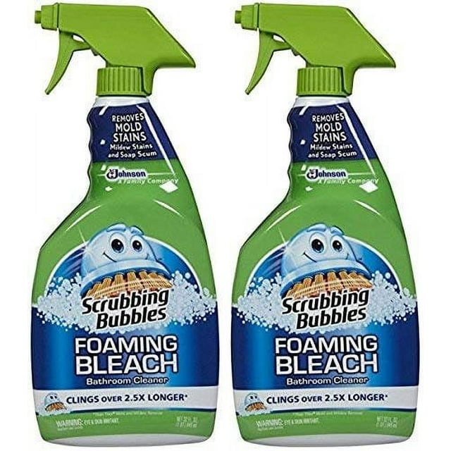 Scrubbing Bubbles Mold Disinfecting Cleaning Foaming Bathroom Cleaner