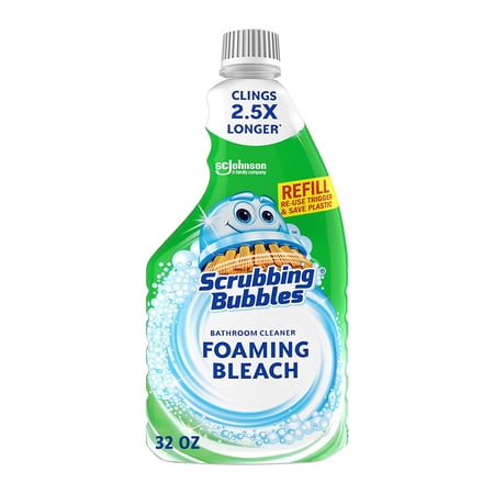 Scrubbing Bubbles Foaming Bleach Bathroom Cleaner, Refill Bottle, 32 oz . 3 Pack.