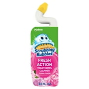 Scrubbing Bubbles Fresh A Countion Toilet Bowl Cleaner, Floral Fusion, 1 Squeeze Bottle, 24 oz