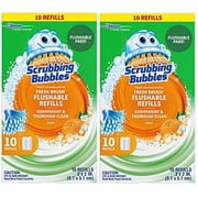 Scrubbing Bubbles Fresh Brush Refill 10-Count,2 Pack
