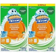 Scrubbing Bubbles Fresh Brush Refill 10-Count,2 Pack