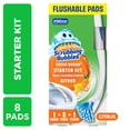 thumbnail image 1 of Scrubbing Bubbles Toilet Bowl Cleaner Wand Starter Kit, Flushable Toilet Pads, Fresh Brush Cleaning System, Citrus, 1 Wand, 1 Stand, 8 Count, 1 of 14
