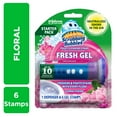 thumbnail image 1 of Scrubbing Bubbles Fresh Gel Toilet Bowl Cleaner Stamp Dispenser, Floral Fusion, 6 Gel Stamps, 1.34 oz, 1 of 10