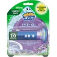 thumbnail image 1 of Scrubbing Bubbles Fresh Gel Toilet Bowl Cleaning Stamps, Gel Cleaner, Helps Prevent Limescale and Toilet Rings, Lavender Scent, 6 Stamps, 1.34 Oz, 1 of 1