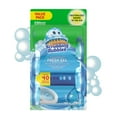 thumbnail image 1 of Scrubbing Bubbles Fresh Gel Toilet Cleaning Stamp, Rain shower, Dispenser with 4 Refills, 1 of 15