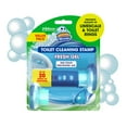 thumbnail image 1 of Scrubbing Bubbles Fresh Gel Toilet Cleaning Stamp, Rainshower, Dispenser with 12 Gel Stamps, 2.68 oz, 1 of 13