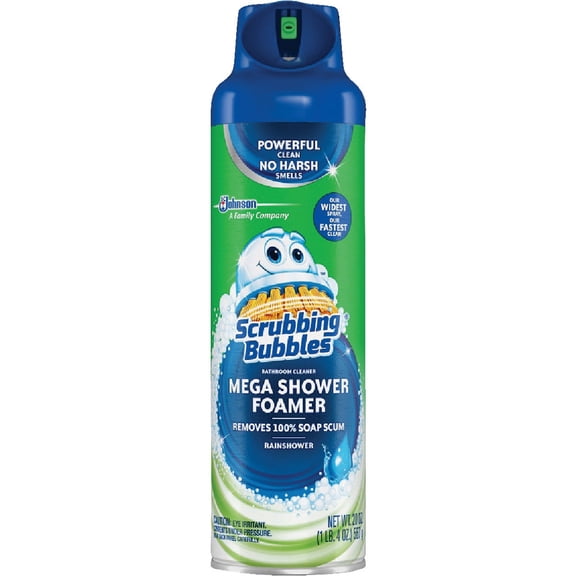 Scrubbing Bubbles Mega Shower Cleaner Foamer - Foaming Cleanser - 20 Oz