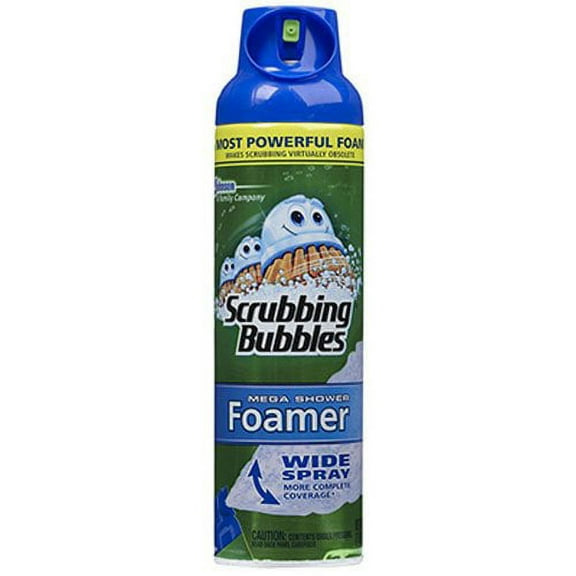 Scrubbing Bubbles Mega Shower Foamer Aerosol, 20 Ounce (Pack of 24)