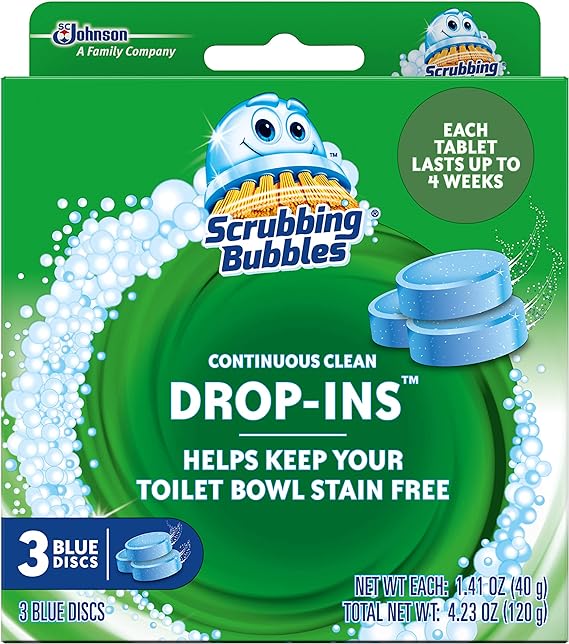 Scrubbing Bubbles Toilet Tablets, Continuous Clean Toilet Drop Ins